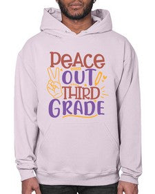 peace out third grade 645# - third grade- Hoodie
