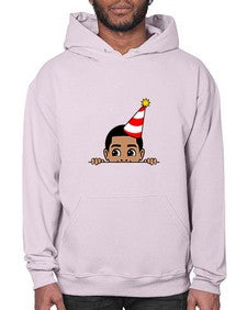 peekaboo afro birthday boy 21# - black boys or men- Hoodie
