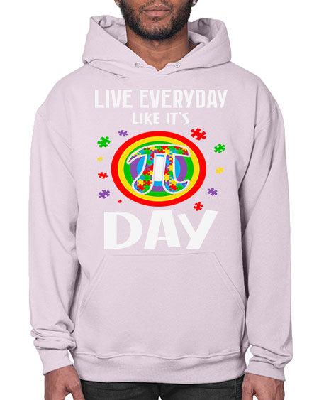 pi day autism puzzle math 111# - autism- Hoodie