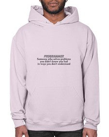 programmer some one who solves problems 2# - computer- Hoodie