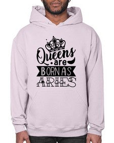 queens are born as Aries 389# - aries- Hoodie