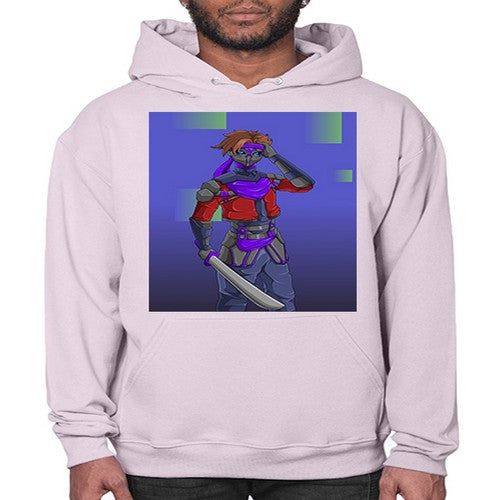 robber bring knife156# - anime- Hoodie