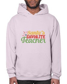 santas favorite teacher Style 351# - teacher- Hoodie