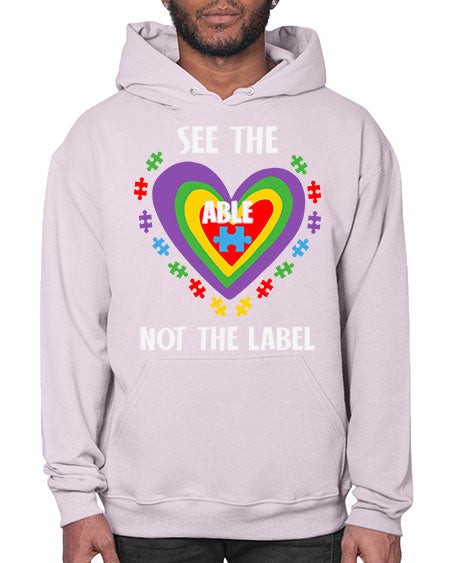 see the able not the 115# - autism- Hoodie