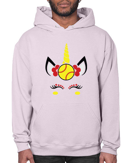 softball unicorn 399# - softball- Hoodie