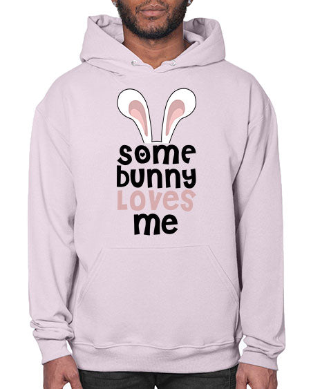 some bunny loves me - rabbit- Hoodie