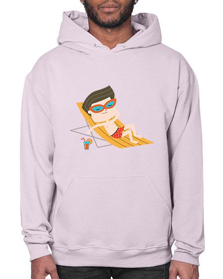 summer characters 62# - summer- Hoodie