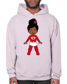 super kids girl 5# - black girls or women- Hoodie