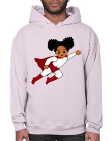 super kids girl 6# - black girls or women- Hoodie