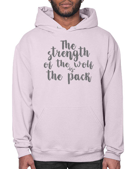 the strength of the wolf is the pack - wolf- Hoodie