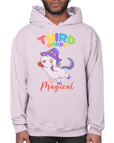 third Grade is Magical Unicorn 962# - third grade- Hoodie
