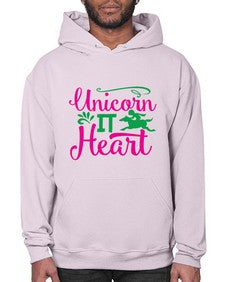 unicorn it heart 467# - unicorn- Hoodie
