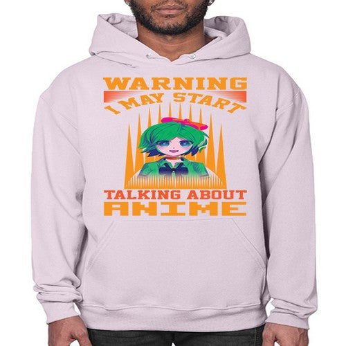warning i may start talking about anime286# - anime- Hoodie