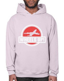 wheels up  50# - airplane- Hoodie