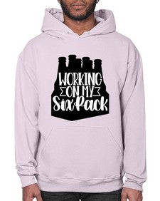 working on my six pack 1789# - beer- Hoodie