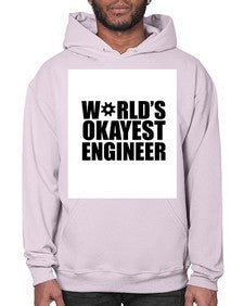 worlds okayest engineer 1661# - engineer- Hoodie
