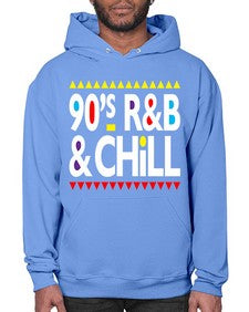 90s rnb and chill 279# - black words and phrases- Hoodie