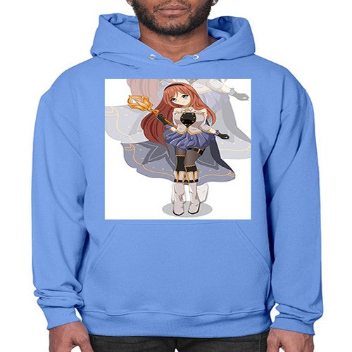 A beautiful girl with magic wand game 23# - anime- Hoodie