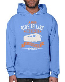 A bus ride is like being in another world 1# - bus- Hoodie