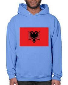 Albania 300# - world flags- Hoodie