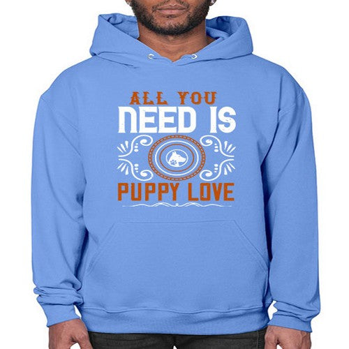 All you need is puppy love Style 155# - dogs- Hoodie