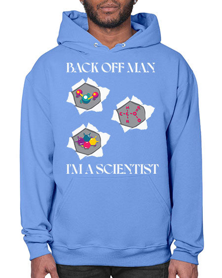 BackOffManImAScientistSkinite Scientist Skinite 289# - general science- Hoodie