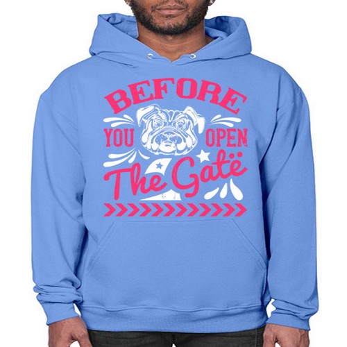 Before You Open The Gate Style 17# - dogs- Hoodie