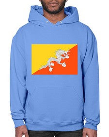 Bhutan 456# - world flags- Hoodie