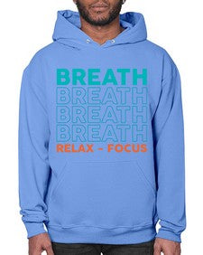 Breath Relax Focus 181# - yoga- Hoodie