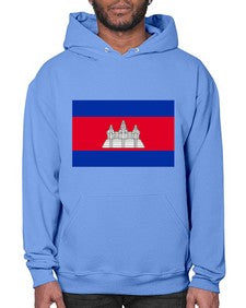 Cambodia 537# - world flags- Hoodie