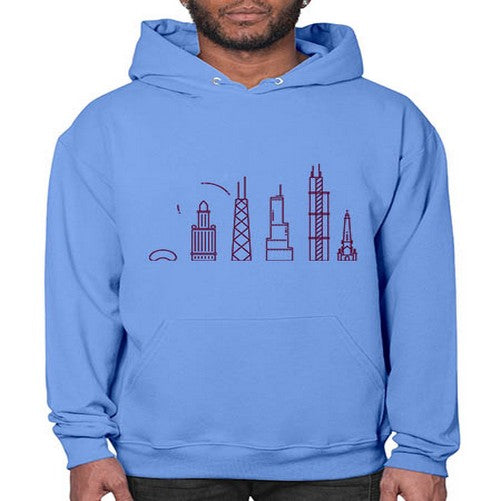 Chicago 570# - cities- Hoodie