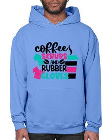 Coffee Scrubs And Rubber Gloves Style Style 664# - nurse- Hoodie