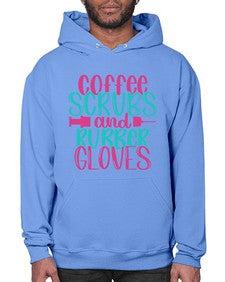 Coffee Scrubs And Rubber Gloves Style Style 665# - nurse- Hoodie