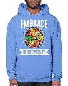 EmbraceNeurodiversityAwarenessTshirt 133# - alzheimers- Hoodie