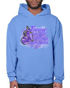 Forever In My Hear Alzheimer 149# - alzheimers- Hoodie