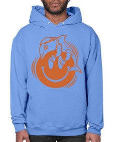 Give smile get hugs 131# - cartoon general- Hoodie