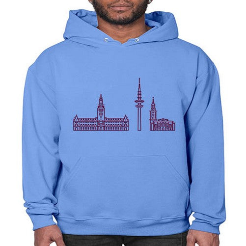 Hamburg 806# - cities- Hoodie