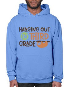 Hanging Out in Third 236# - third grade- Hoodie