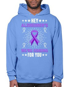 HeyAlzheimerswearecoming 159# - alzheimers- Hoodie