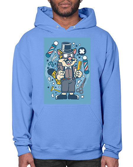 Hipster Barber Leopard835# - barber- Hoodie