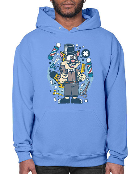 Hipster Barber Leopard836# - barber- Hoodie