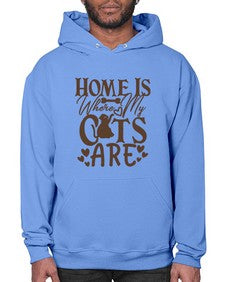 Home Is Where My Cats Are Style 15# - cats- Hoodie