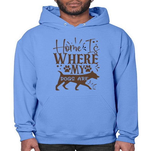 Home Is Where My Dogs Are Style 84# - dogs- Hoodie