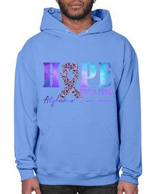 Hope For A Cure AlzheimerS Awareness 163# - alzheimers- Hoodie