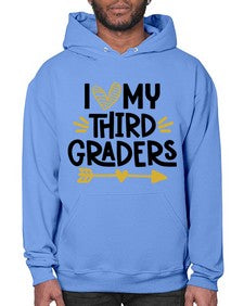 I Love My Third 368# - third grade- Hoodie