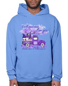 I Will Remember For You AlzheimerS 182# - alzheimers- Hoodie