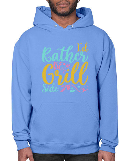 ID RATHER BE GRILL SIDE Style 62# - summer- Hoodie