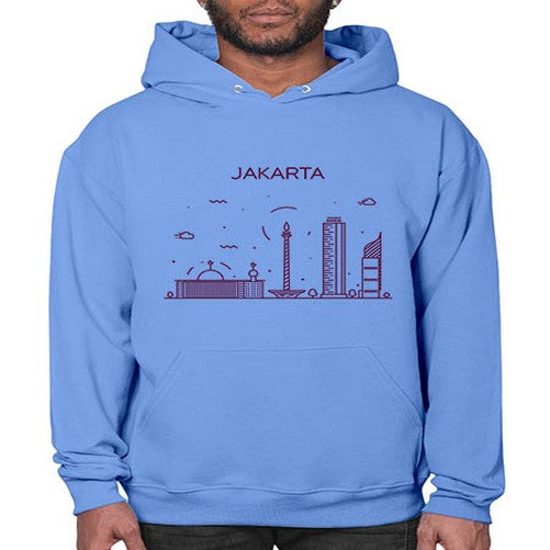 Jakarta 982# - cities- Hoodie