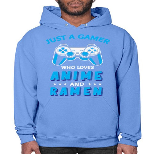 Just A Gamer Who Loves Anime and Ramen 262# - anime- Hoodie