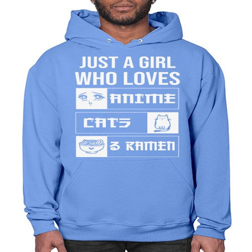 Just A Girl Who Loves 263# - anime- Hoodie